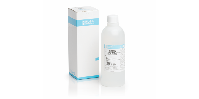 電極洗浄液（塩分の沈着物の除去用／工業プロセス）／HI 70670 | pH計